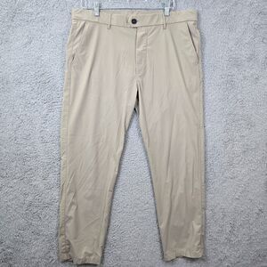Greyson Men’s Montauk Trousers Golf Pants Khaki Performance Chino Size 36x29